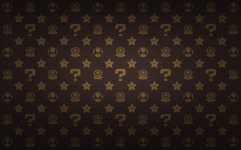 Mario pattern wallpaper