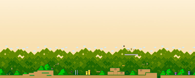 Mario Platform Level — Green