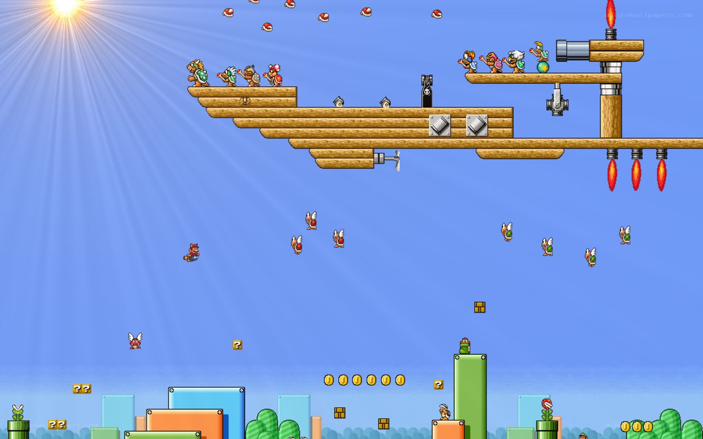 Mario platform level