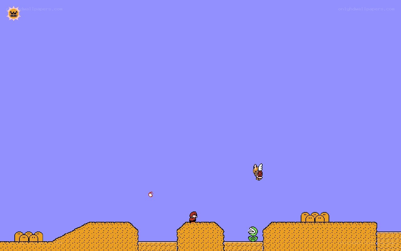 Mario platformer scene