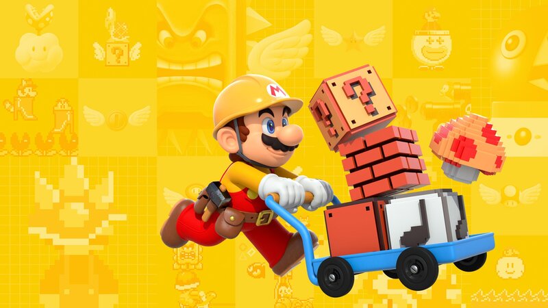 Mario Pushing Cart