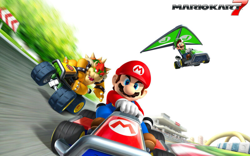 Mario Racing in Kart