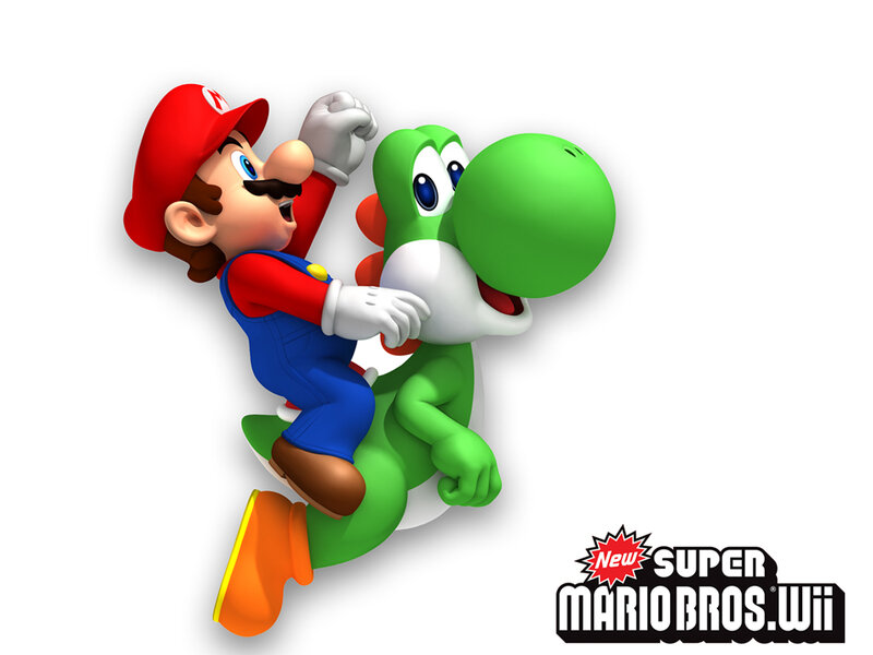 Mario Riding Yoshi — Red, Playful, 3d Render