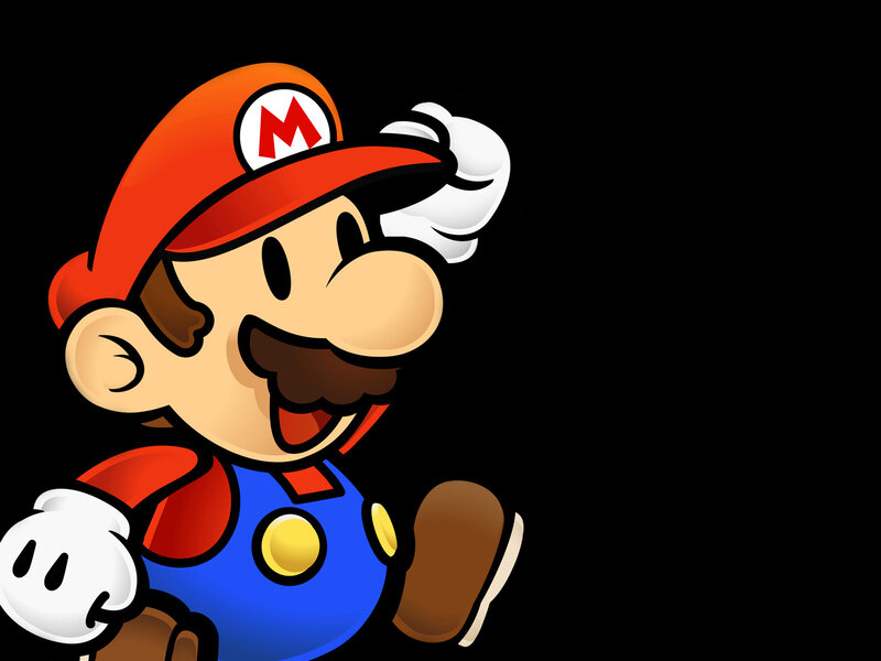 Mario running character