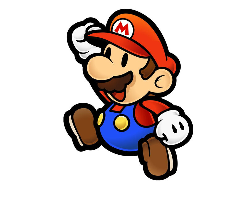 Mario running character