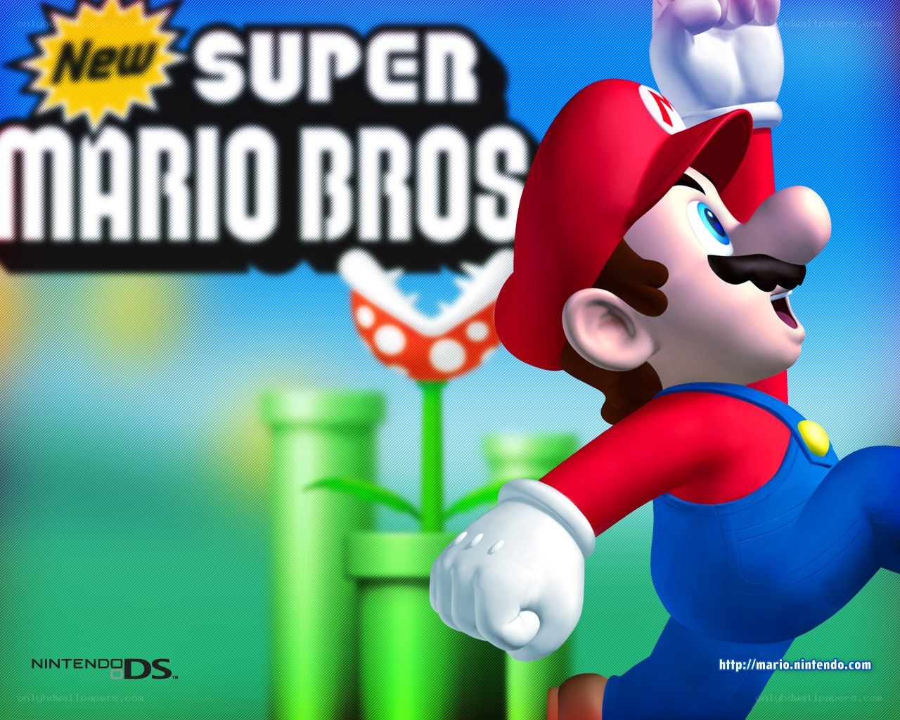 Mario running in game art