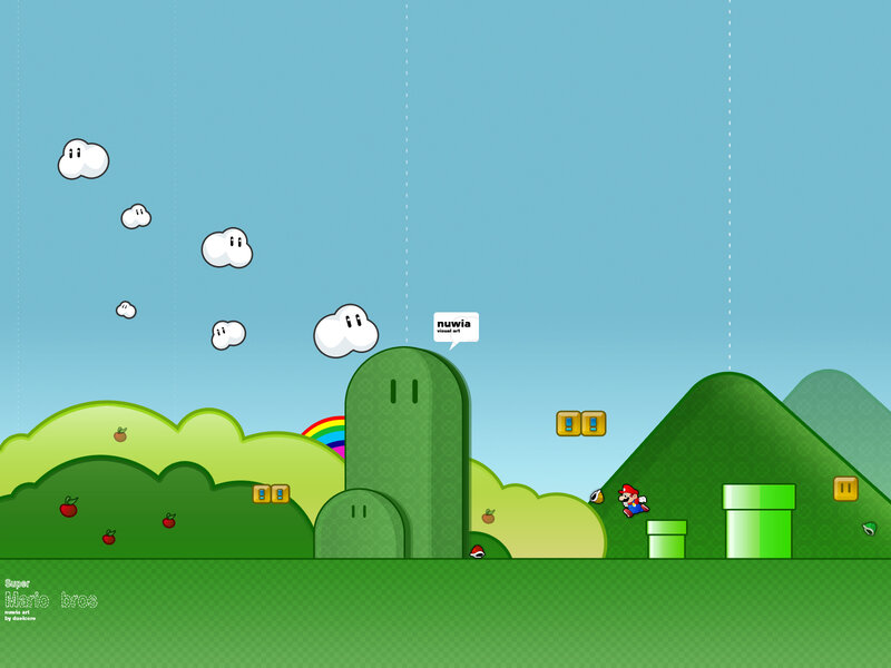 Mario Running on a Level