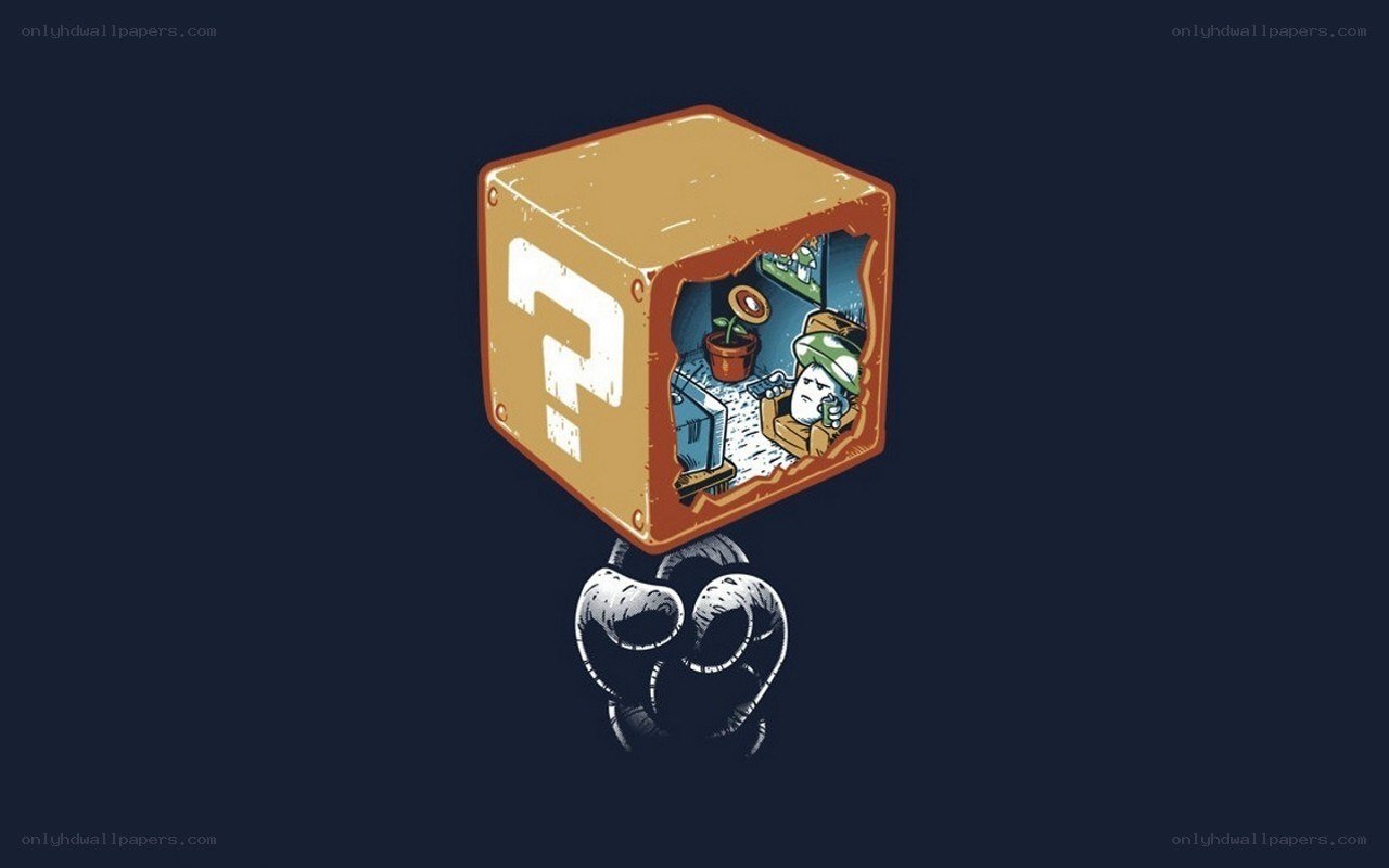 Mario's question block with a twist