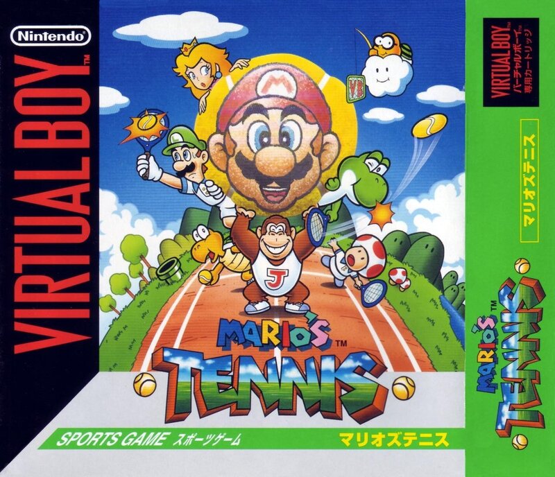 Mario's Tennis game cover