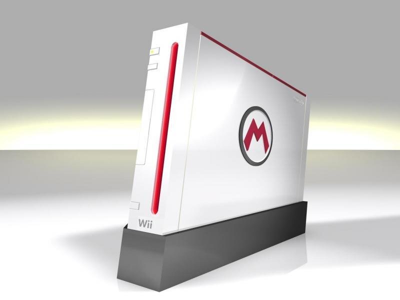 Mario-themed Wii console