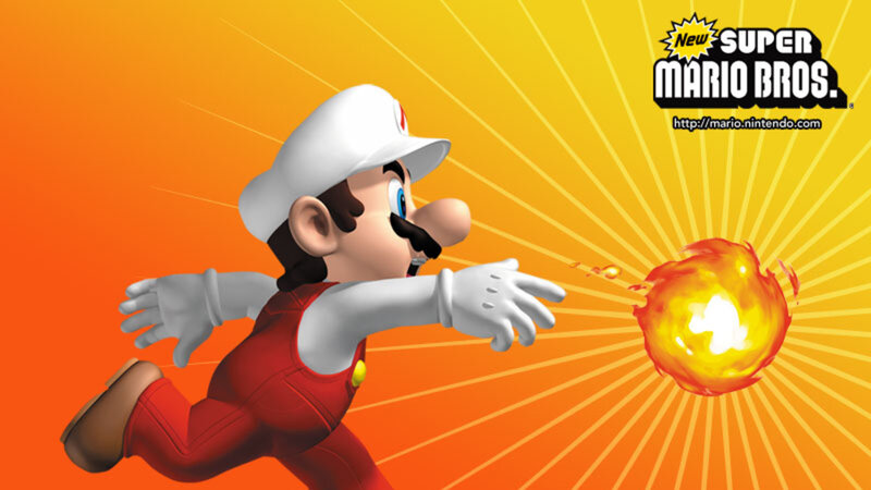 Mario Throwing Fireball — Orange, Dynamic, 3d Render