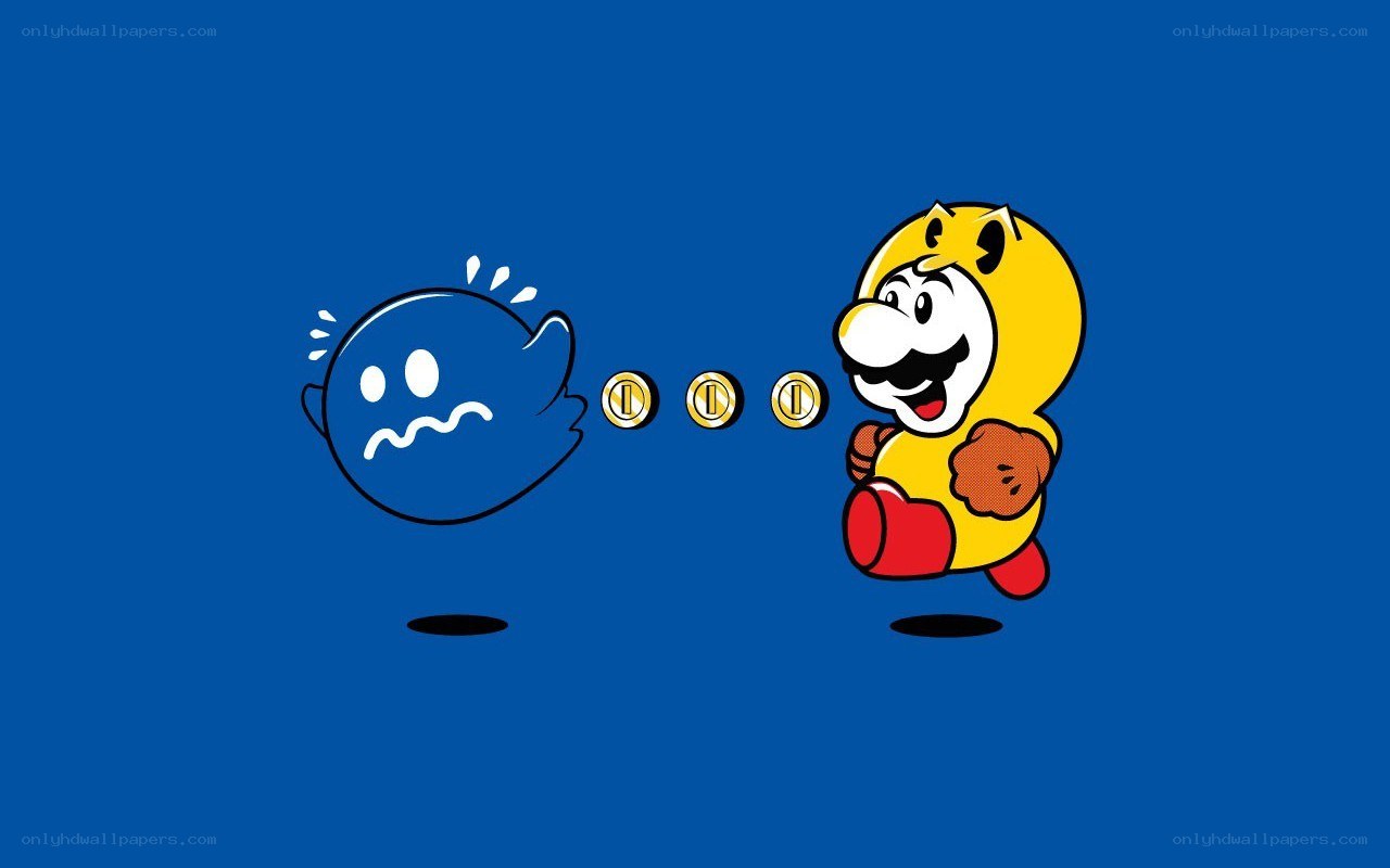 Mario vs Boo with coins