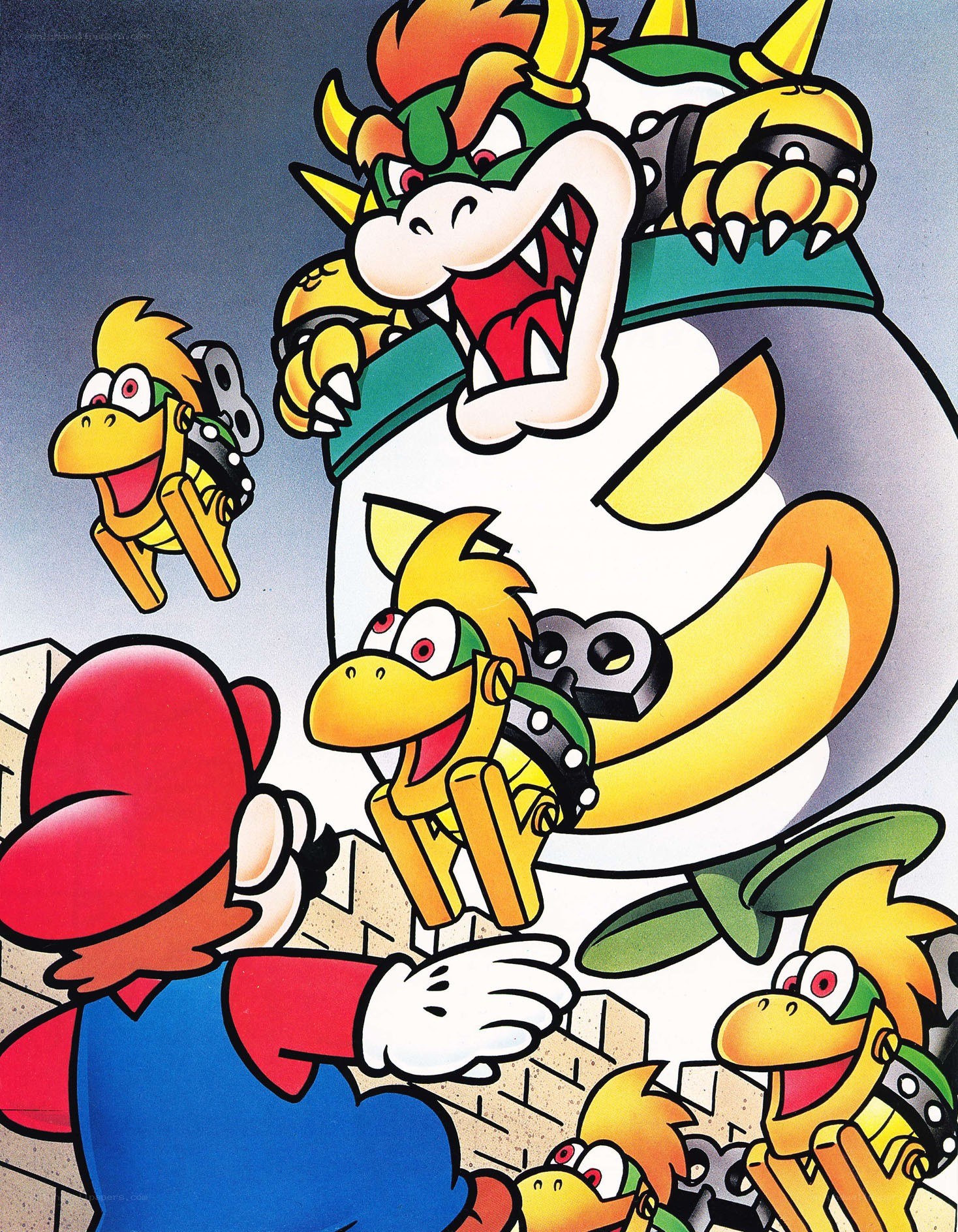 Mario vs Bowser and Koopalings