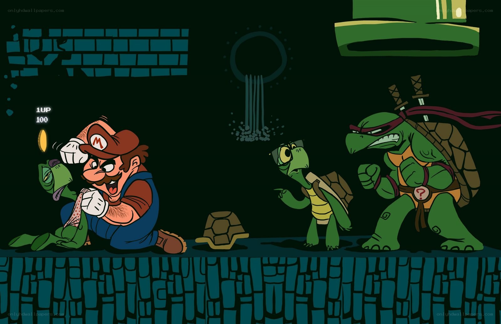 Mario vs. Teenage Mutant Ninja Turtles
