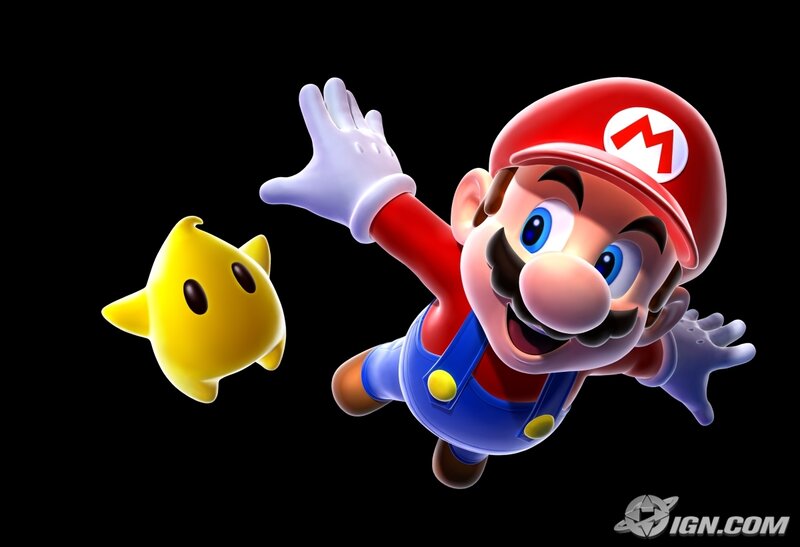 Mario with a Star