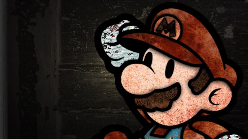 Mario with Bloodstains