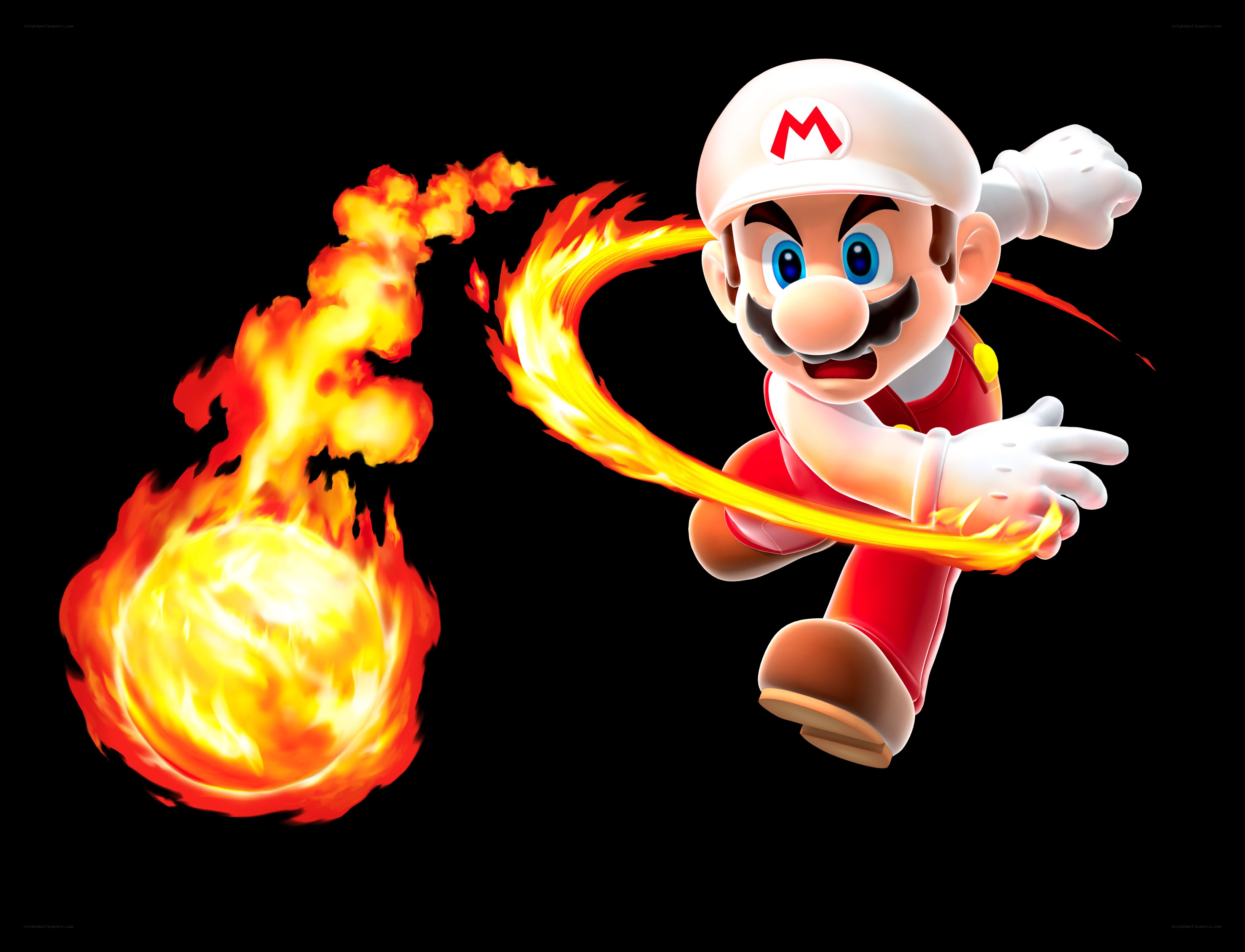 Mario with fire power-up