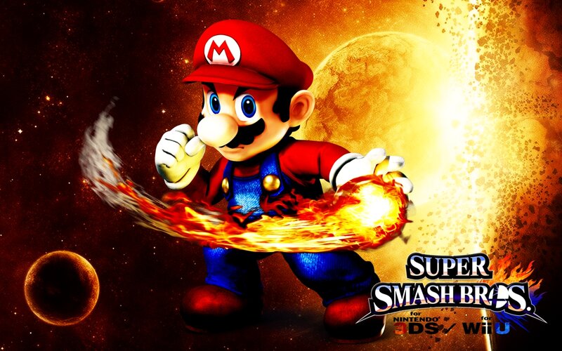 Mario with Fire Ring