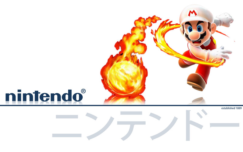 Mario with Fireball — White