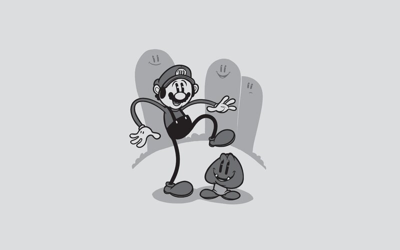 Mario with Ghosts