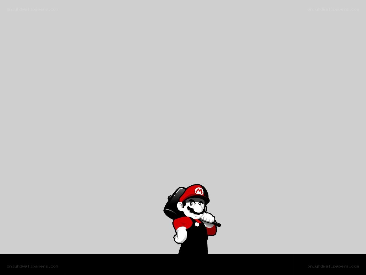 Mario with microphone