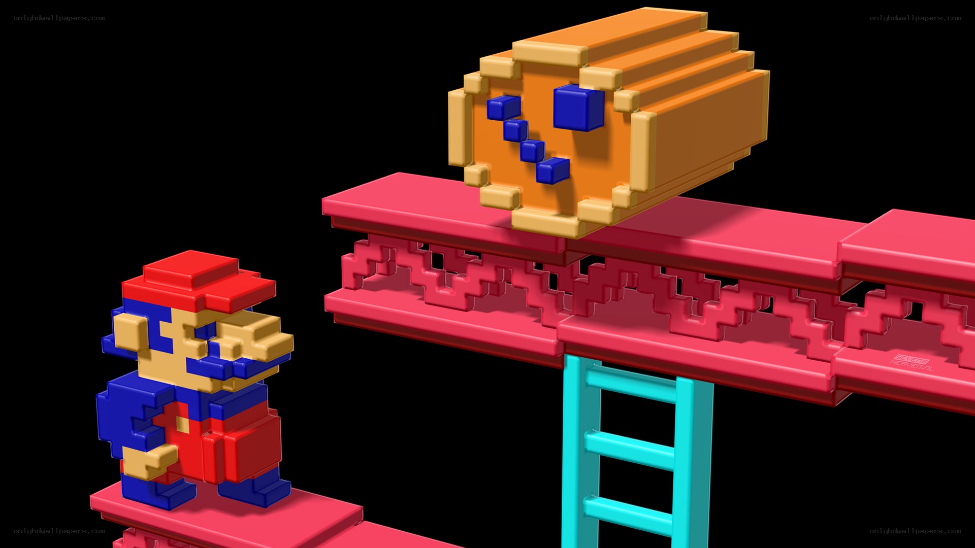 Mario with question block
