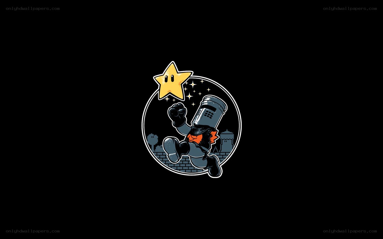 Mario with Star Power