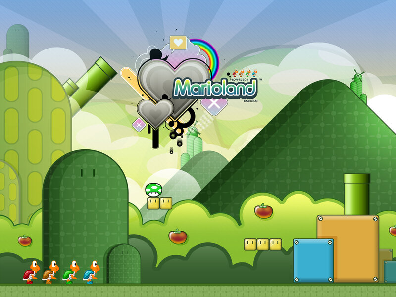 Marioland game scene