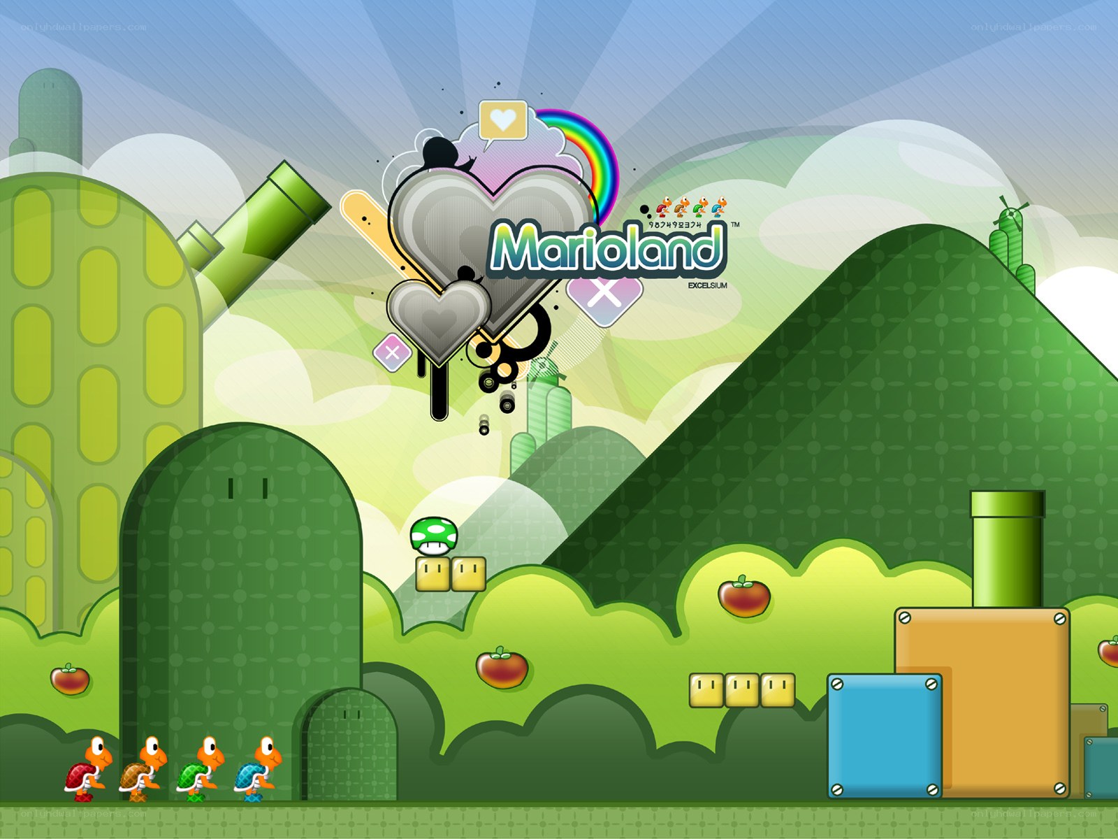 Marioland game scene