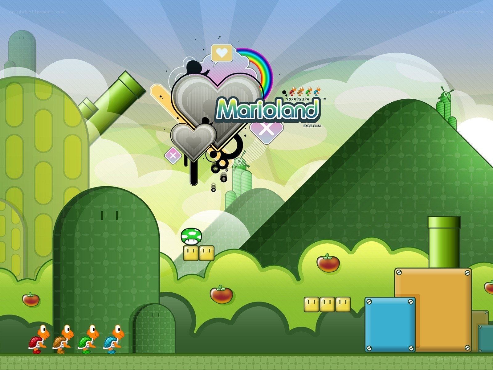 Marioland game scene