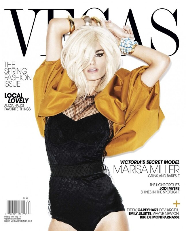 Marisa Miller on magazine cover