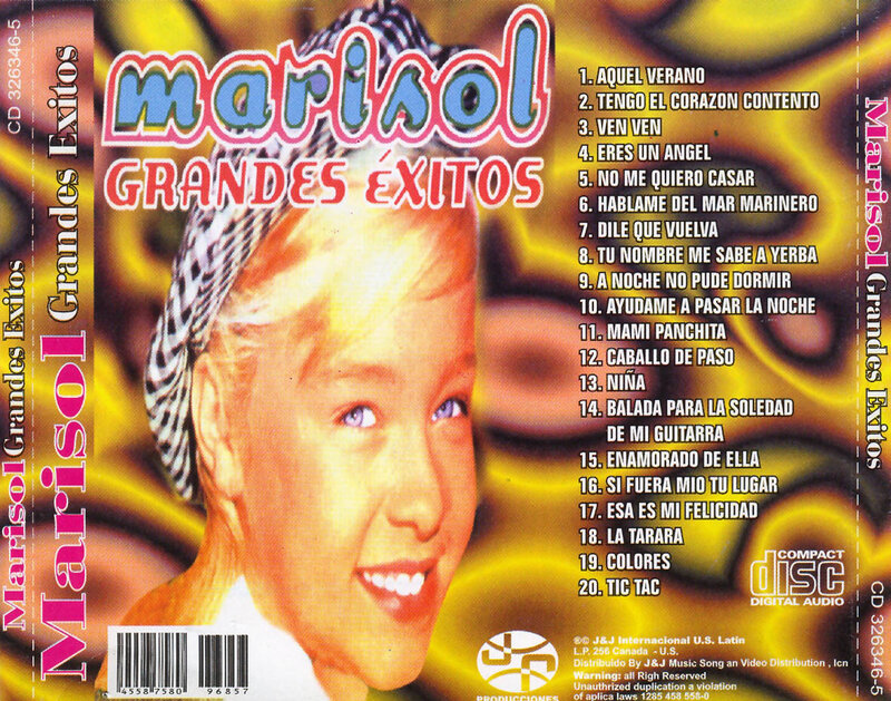 Marisol: Grandes Éxitos album cover