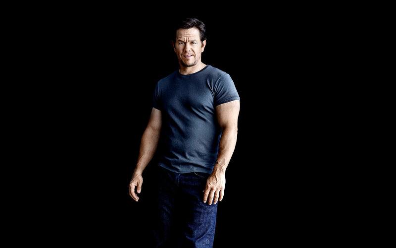Mark Wahlberg in a dark t-shirt