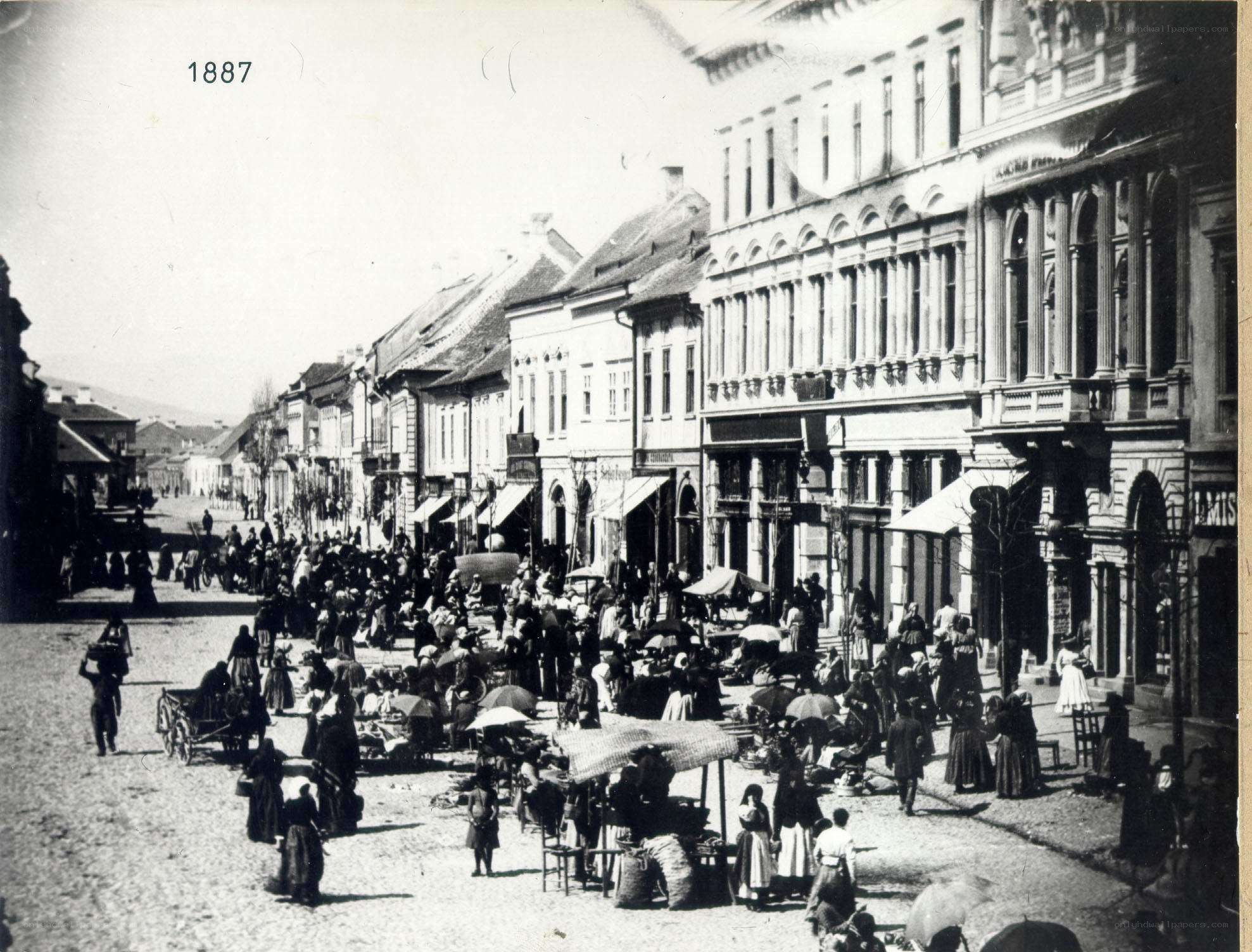 Market day in 1887