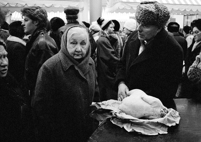 Market scene with poultry