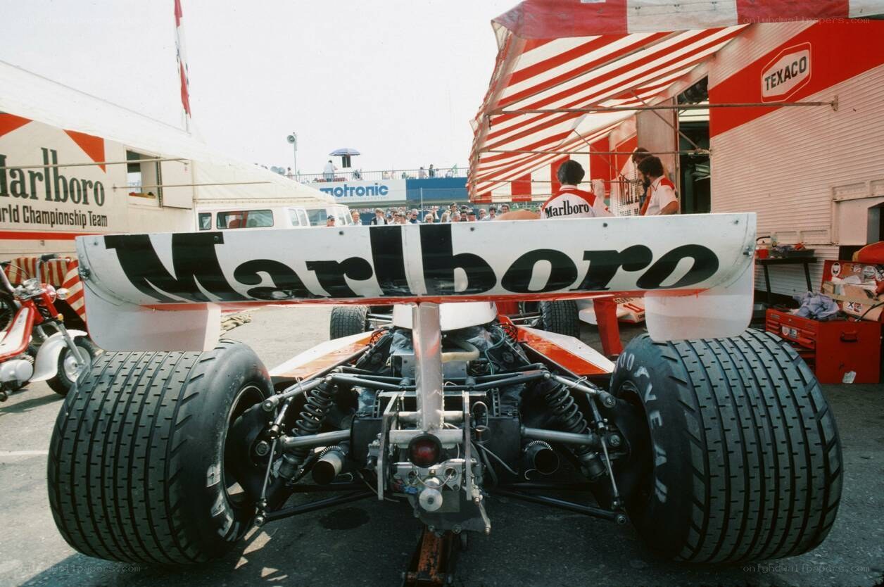 Marlboro Formula 1 car rear view