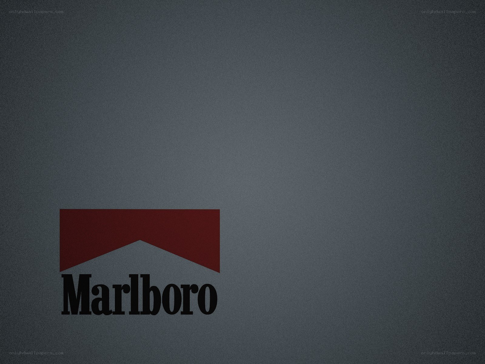 Marlboro logo on gray background
