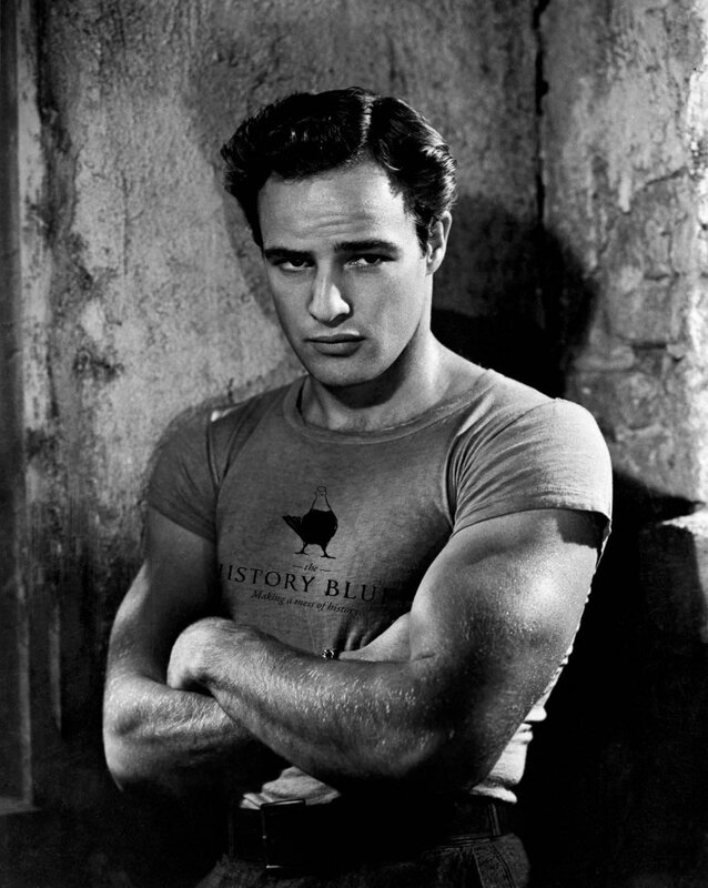 Marlon Brando in a tank top