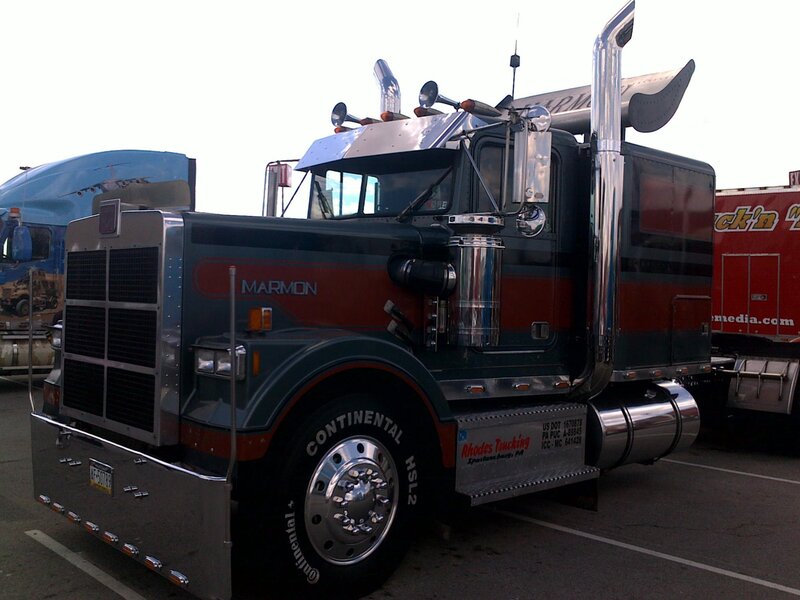 Marmon semi-truck with chrome details