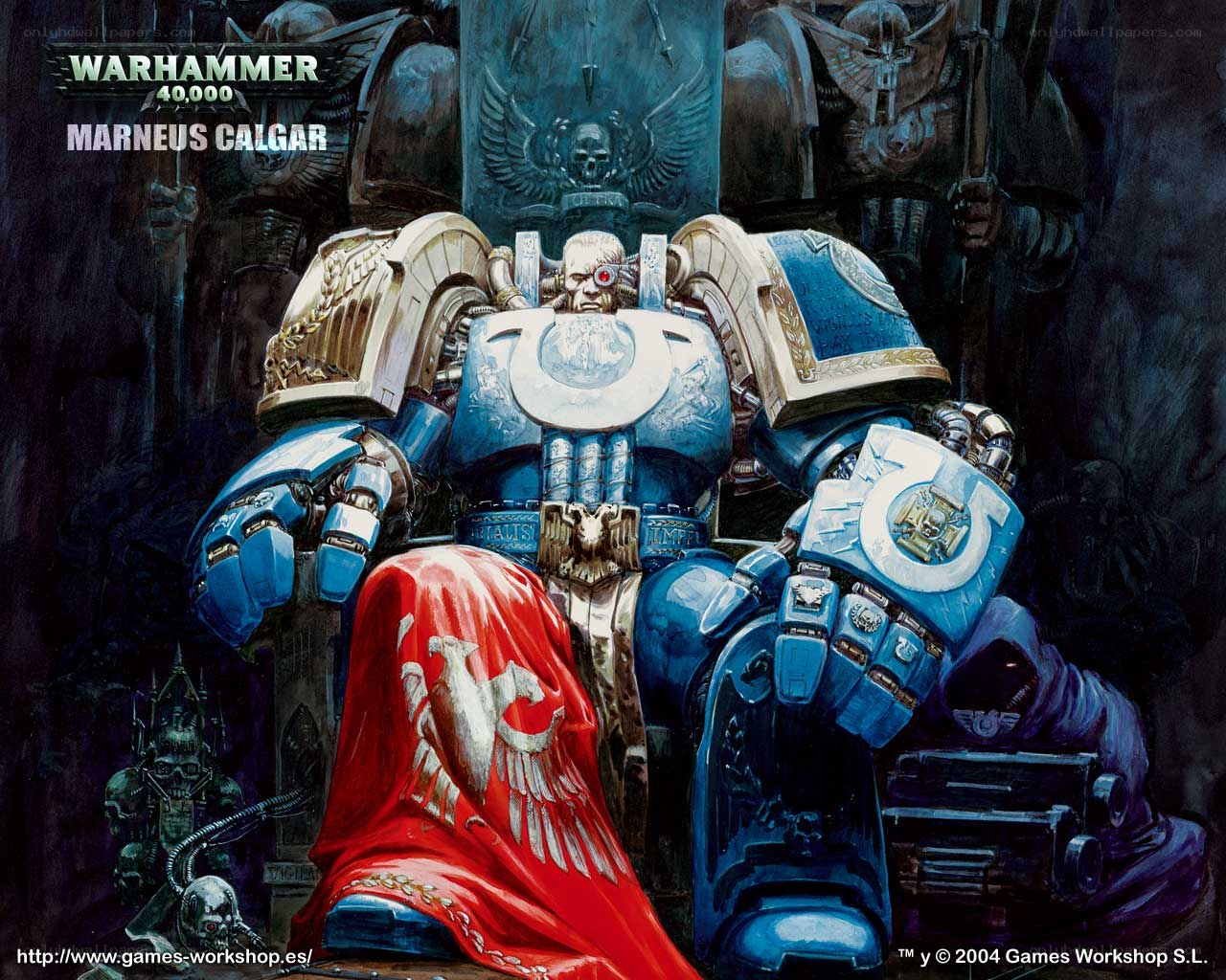 Marneus Calgar in armor