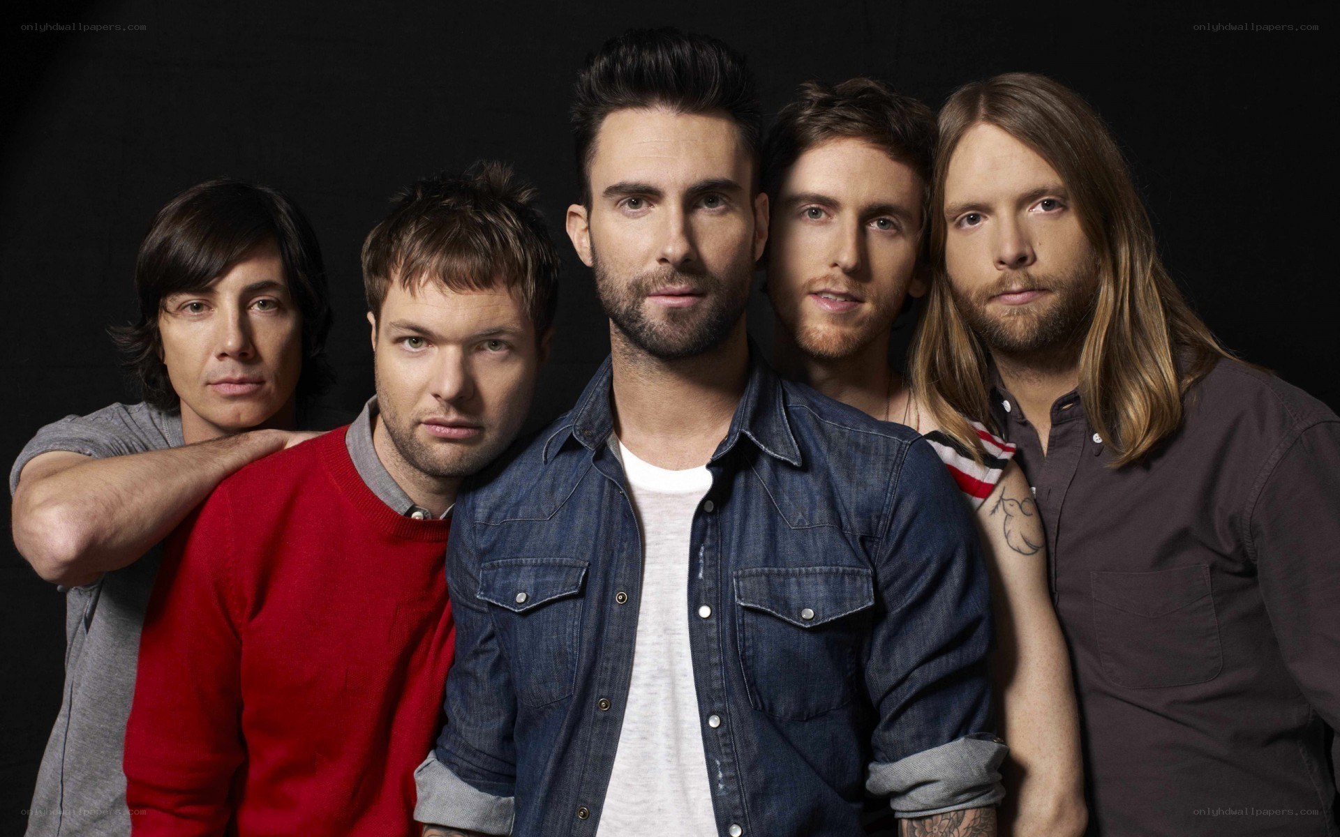 Maroon 5 band portrait