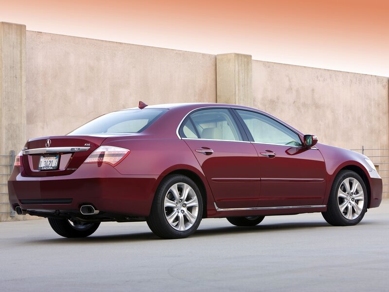 Maroon Acura Rl Sedan — Calm