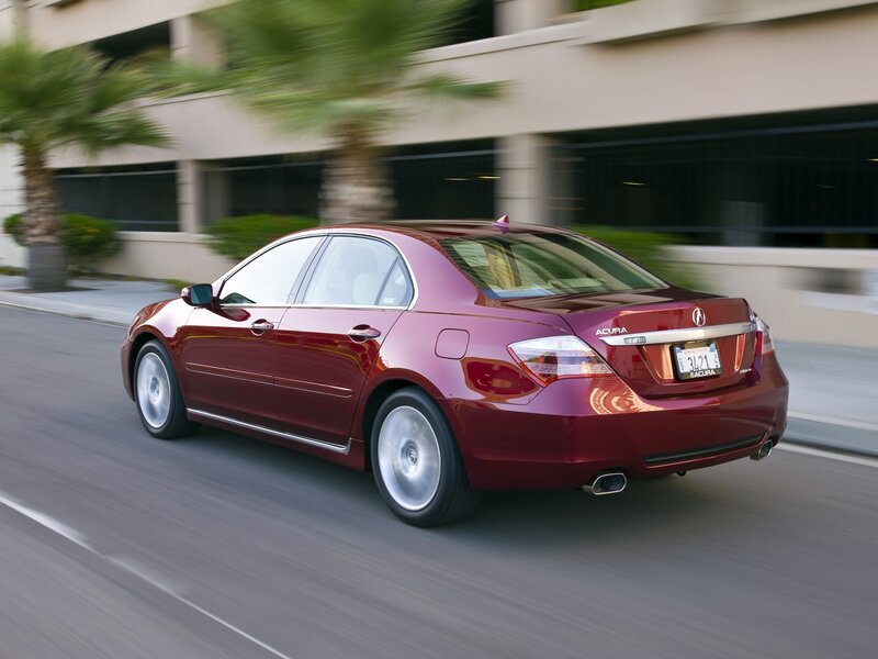 Maroon Acura Sedan