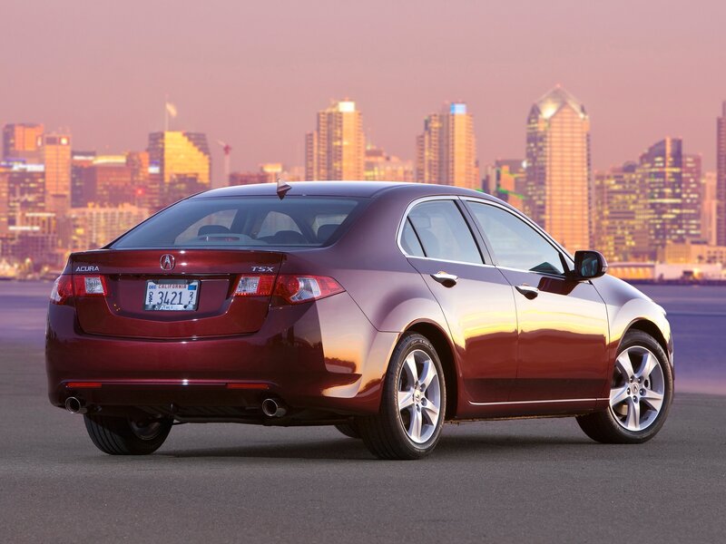 Maroon Acura Tsx Sedan — Serene