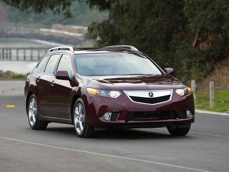 Maroon Acura TSX