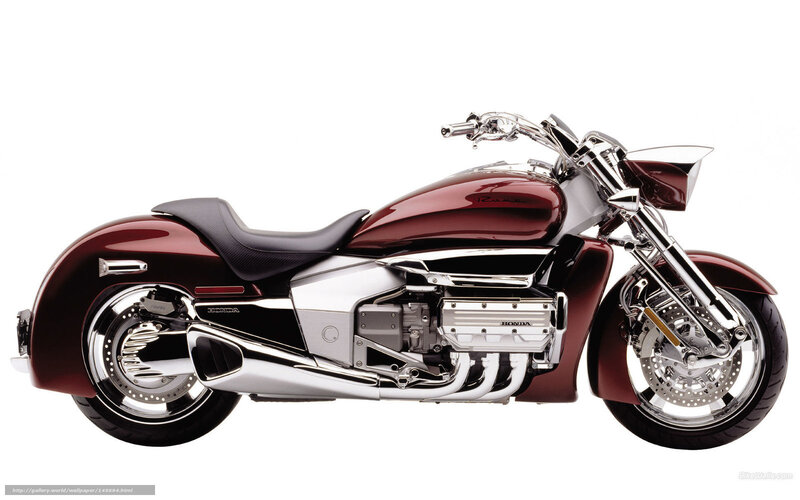 Maroon and Chrome Motorcycle — Neutral