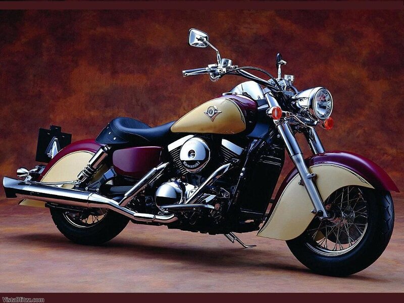 Maroon and Cream Motorcycle