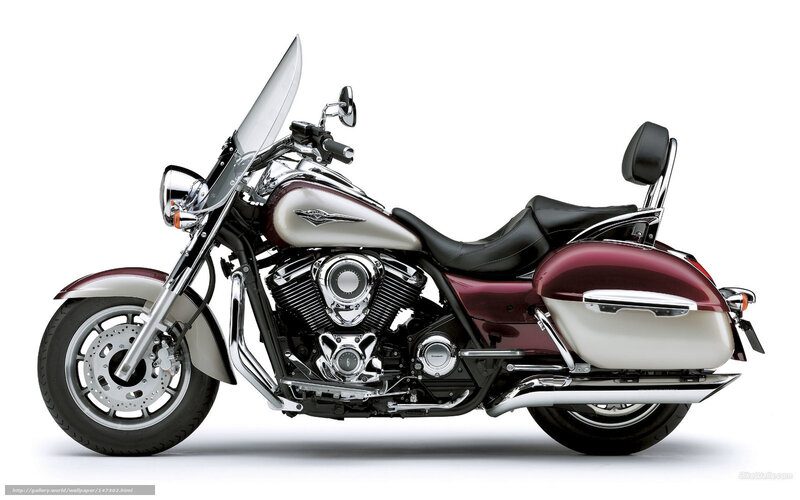 Maroon and Silver Motorcycle — Neutral