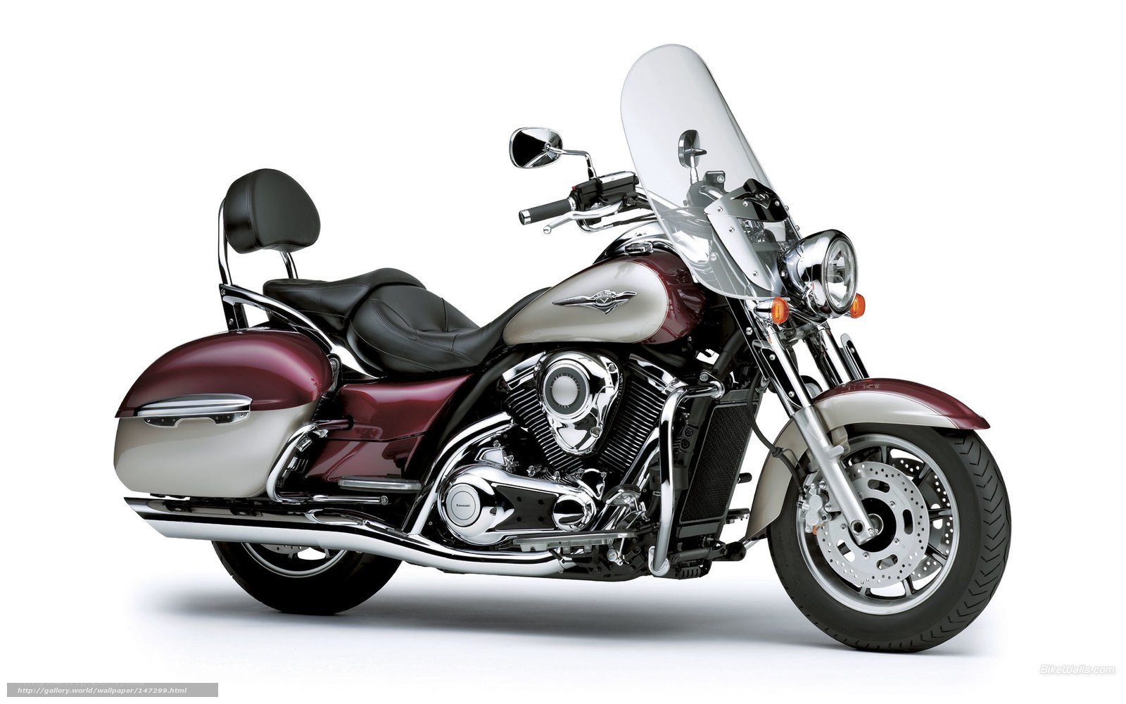 maroon and silver touring motorcycle