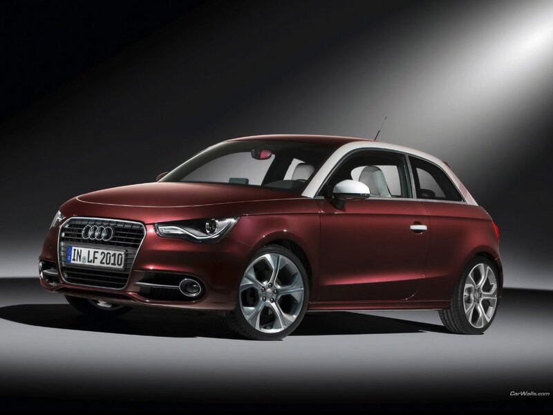 Maroon Audi A1 Hatchback
